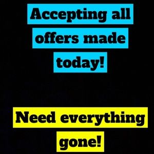 ⭐️Make an offer on anything in my closet and I’ll most likely accept it! ⭐️